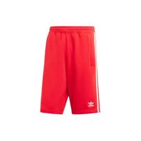 Adidas Originals Adicolor 3 juostelių logotipas Spausdinimas Laisvo kirpimo Šortai Vyriški Šortai Raudoni IM9425 L red