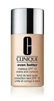 „Clinique“ – skystas makiažas suvienodinti spalvotą odos atspalvį, SPF 15 (dar geresnis makiažas) 30 ml – 14 CN 0,75 Custard