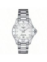 Šis stilingas sidabrinis Tissot Seastar automatinis nardymo laikrodis yra būtinas lauko kasdieniam dėvėjimui, derinantis sportišką stilių su vandeniu T120.210.11.011.00 balta