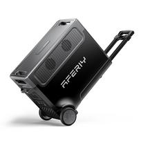 AFERIY P310 Nešiojama energijos stotis, 3840Wh LiFePO4 baterija, 13 išėjimų, 4000+ įkrovimo ciklų, 10ms UPS funkcija, valdymas per programėlę juoda