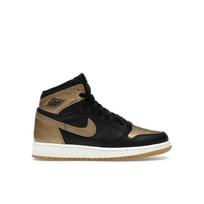 Air Jordan 1 Retro High OG GS Juoda Metalo Aukso Balta FD1437-071 38.5