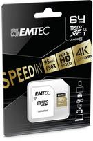 Atminties kortelė telefonui Emtec microSDHC Class10 Speedin