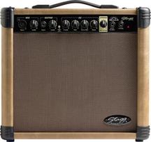 Akustinės gitaros kubas +REVERB 20W Stagg 20 AA R EU
