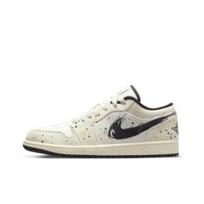 Air Jordan 1 Low Brushstroke Swoosh - Paint Splatter DM3528-100 natūrali/juoda