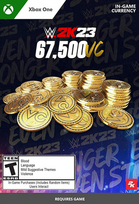 WWE 2K23 67,500 Virtual Currency Pack for Xbox One Key GLOBAL