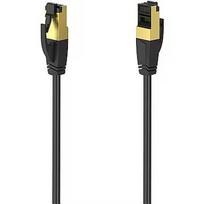 Hama Hama Network Cable, Cat 8, S/FTP Shielded, 5 m, black - Ethernet cable 00200694