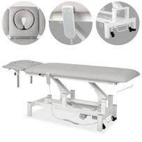 Elektrinis masažo stalas Fortis 4 ERGO light grey