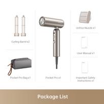 DREAME Titanium Gold Hair Dryer Pocket Pro/AHD51 Pro