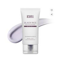 ACWELL Juodųjų ryžių drėkinamasis apsauginis kremas nuo saulės SPF50+ PA+++ Drėkinanti UV apsauga Kremas nuo saulės 50ml