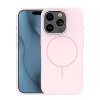 TFO Silicone Thin Mag phone case with MagSafe support for iPhone 14 Pro, pink