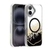 TFO Epoxy Mag phone case with MagSafe support for iPhone 16, black