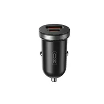 XO car charger | 30W | PD, QC | USB, USB-C | black