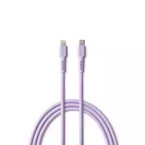 Colorum CK12-CL-09 data transfer and charging cable | USB-C to Lightning | 12W | 1.8m | purple