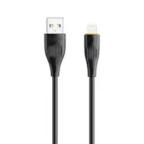 T-Phox X-LITE data transfer and charging cable | USB-A to Lightning | 15W | 1m | black