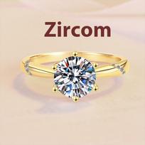 0.5-2ct D Color Moissanite Engagement Ring for Women 925 Silver Gold Plated Solitaire Rings 4.5&0.5ct (5mm)