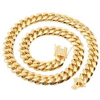 Nerūdijančio plieno Kubos grandinėlės karoliai su titano mikropavestone sagtimi, 6-18mm 6mm21cmBracelet beige