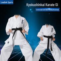 Kyokushin Karate uniforma - Vaikams ir suaugusiems, 3/4 rankovėmis, Unisex, Visų sezonų 100 balta