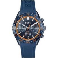 BOSS Runner Mėlynas Silikoninis Vyriškas Kvarcinis Laikrodis 1514142 mėlyna