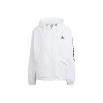 adidas ESSENTIALS sportinis gobtuvinis austas striukė moteriška balta S