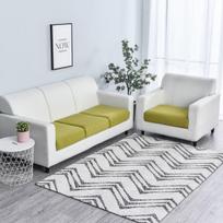 Sofos sėdynės pagalvėlės užvalkalas Elastingas baldas Sofos Apsauga Polar Fleece Pliušinis dėklas sofai 1/2/3 kėdės sofos užvalkalas elastingas Normal Size-1 seat gelsvai ruda