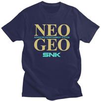 Custom Mens Retro Arcade Game Neo Geo Snk T Shirts ShortSleeve Cotton Tshirts Classic Tshirt Leisure Tees Loose Fit Clothing S
