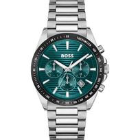 BOSS Strike Chrono Žalias Nerūdijančio plieno Sidabrinis Vyriškas Kvarcinis Laikrodis 1514241 žalia