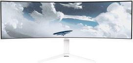 Monitor Arozzi Arozzi Nova 49 Išlenktas kompiuterio monitorius 124,5 cm (49") 5120 x 1440 px Dual QHD LED White | AZ-NO-49TUW165-WT | 0850072937014