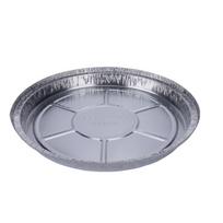 Aluminio folija, Gruzdintuvė, Aliuminio folijos padėklas, Orkaitė, Kepimas, Grilis, Maistinė sutirštinta apvali aliuminio folijos dėžutė, 15 vnt., 9 colių negilus padėklas One Size