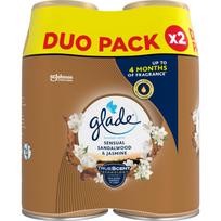GLADE Automatic Sensual Sandalwood & Jasmine automatinis oro gaiviklis užpildas DUO