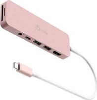 J5create - Eco-Friendly USB-C Multi-Port Hub With Power Delivery - Rose