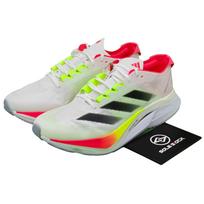 adidas Adizero Boston 12 Baltas Juodas Skaidriai Raudonas - JQ2552 42.5