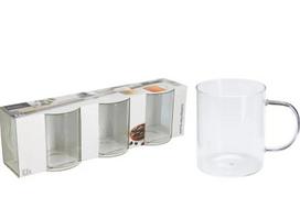Excellent Houseware puodelių rinkinys, 400 ml, 3 vnt.