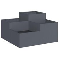 Sodo vazonas 80x80x48 cm Antracito plieno