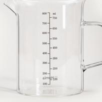 Matavimo indas MAVIS 774119 skaidraus stiklo 0,8 l