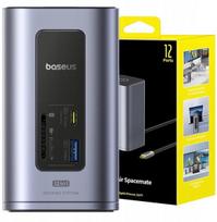Baseus Nomos Air 12w1 stotelė: 4k Hdmi, 100w Pd, 10gb/s