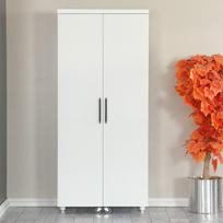 Virtuvės spintelė Hanah Home Guzzo balta moderni laisvai pastatoma saugykla
