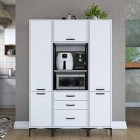 Virtuvės spintelė Hanah Home JE145-3115 balta moderni su stalčiais