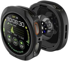 Coque - SPIGEN - Liquid Air - Suderinama su Samsung Galaxy Watch 8 40mm - Juodas Matinis - Plonas