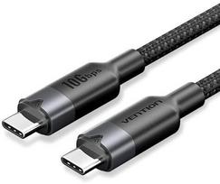 Vention Usb-c 3.2 5a 10gbps 1m juodas laidas