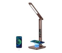 Brilagi-LED Lempa su reguliuojamu ryškumu ir belaidžiu įkrovimu REGINA LED/8,5W/230V ruda