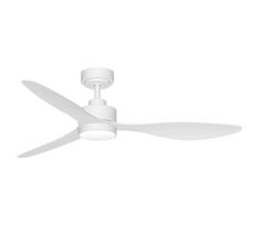 ZEVENTI - Dimeriuojamas LED lubų ventiliatorius LED/20W/230V 2700-6500K 132cm baltas + nuotolinis pultas