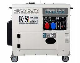 Könner & Söhnen KS 9200HDES-1/3 ATSR engine-generator 7000 W 11 L Diesel Stainless steel