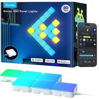 Govee Smart Mini Panel Lights (10 pack) | Oświetlenie LED | RGBIC, Wi-Fi + Bluetooth H8069C01