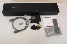 SALE OUT. | Sharp | 2.0.2 Compact Dolby Atmos Soundbar | HT-SB700 | 140 W | DEMO | Bluetooth | Black | Wireless connection