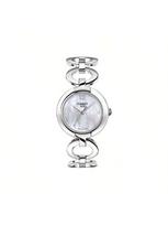 Women's quartz watch with marked dial, elegant hands, versatile stylish accessory, unique style, suitable daily wear. gift T084.210.11.116.01 balta