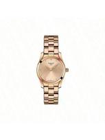 Women's quartz watch with stainless steel strap, 30mm gold dial. Simple, elegant accessory women, exquisite & versatile, T112.210.33.456.00 auksinė