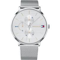 Tommy Hilfiger Jenna Sidabrinė Nerūdijančio Plieno Apyrankė Moteriškas Kvarcinis Laikrodis 1781942 sidabras