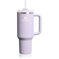 Stanley Quencher H2.O FlowState™ Tumbler nerūdijančiojo plieno puodelis su šiaudeliu didelis Purple Dust 1180 ml