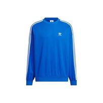 adidas Originals Mėlynas vyriškas ilgomis rankovėmis apvalios apykaklės džemperis su sportinėmis juostelėmis S mėlyna