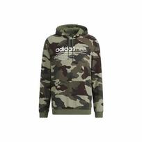 adidas Camouflage Puloveris su gobtuvu vyrams - Alyvuogių spalvos L alyvuogės